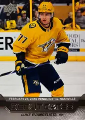 Карточка Luke Evangelista - Люк Эвангелиста Nashville Predators-Нэшвилл НХЛ-NHL