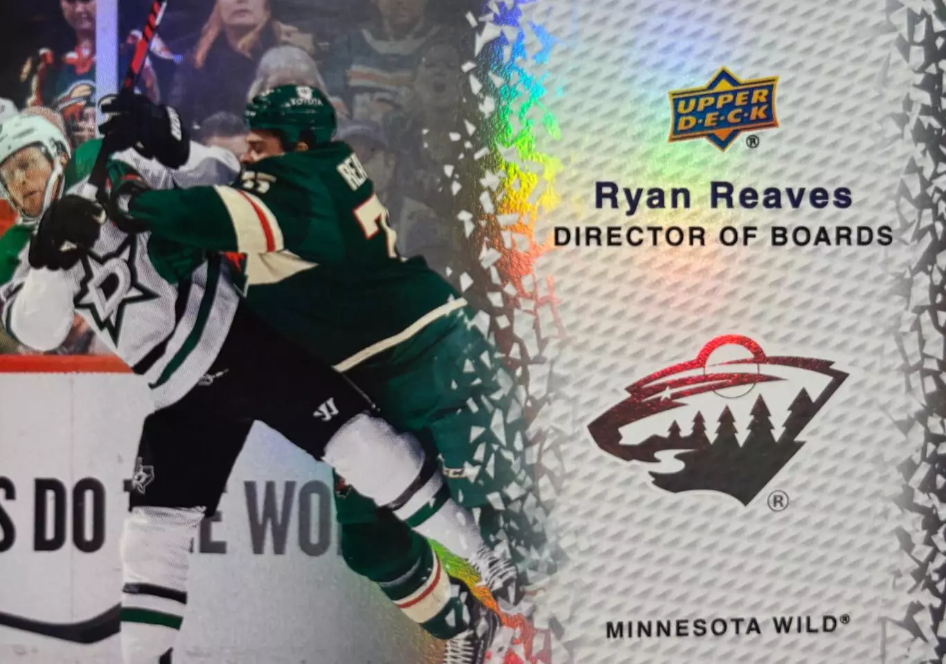 Хоккей. Карточка Ryan Reaves-Райан Ривз Minnesota Wild - Миннесота Уайлд НХЛ/NHL