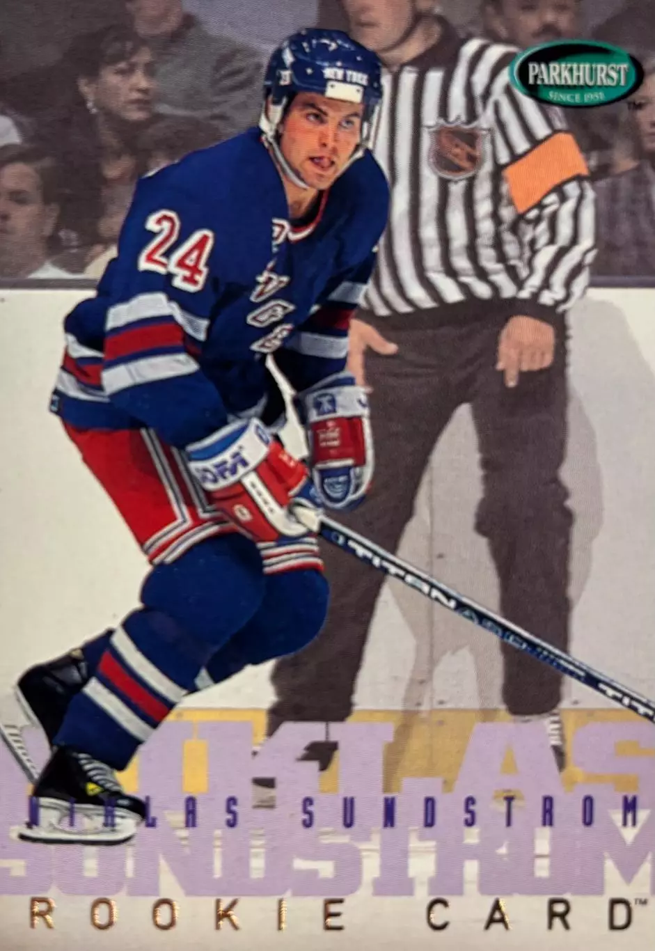 Карточка Niklas Sundstrom-Никлас Сундстрем New York Rangers - Рейнджерс НХЛ/NHL