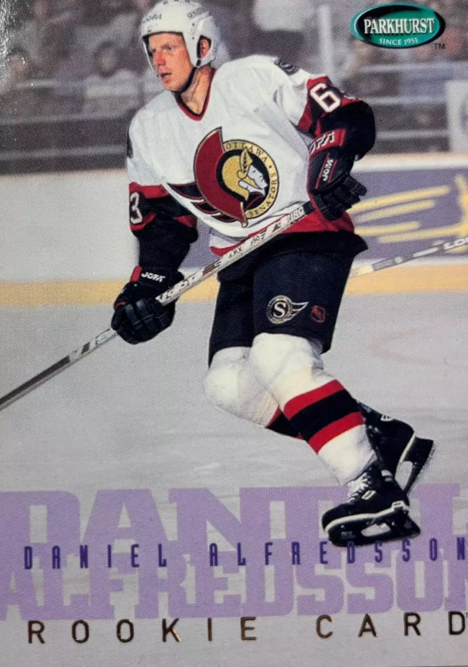 Карточка Daniel Alfredsson-Даниэль Альфредссон Ottawa Senators - Оттава НХЛ NHL