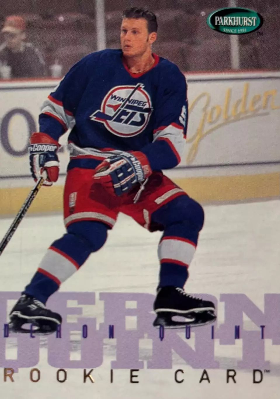 Карточка Дерон Куинт Winnipeg Jets/Виннипег/Трактор/ЦСКА/Спартак Москва КХЛ/НХЛ