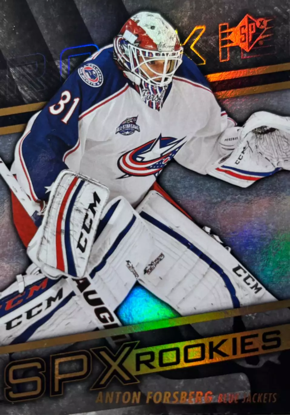 Карточка Anton Forsberg-Антон Форсберг Columbus Blue Jackets - Коламбус НХЛ/NHL