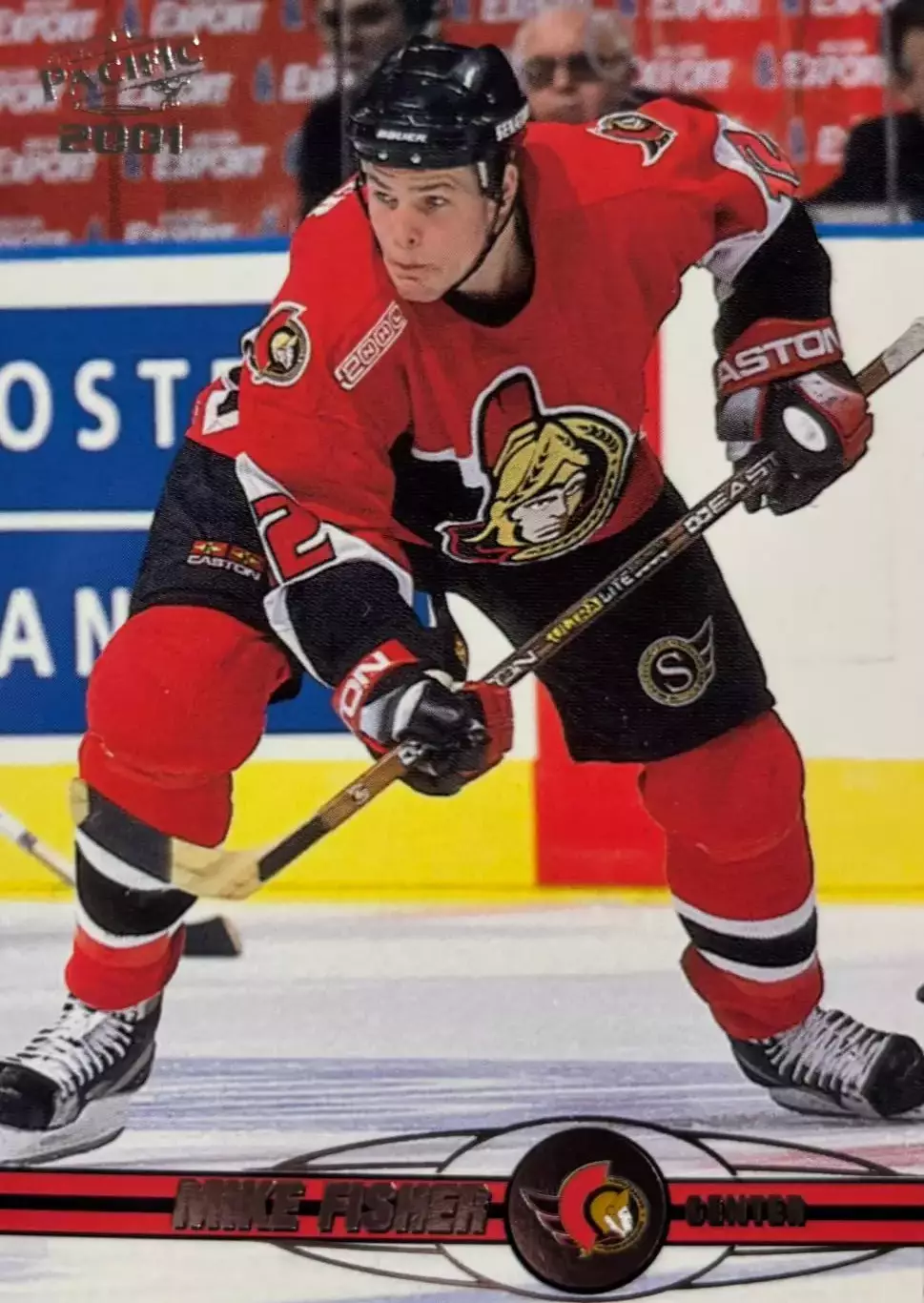 Хоккей. Карточка Mike Fisher-Майк Фишер Ottawa Senators-Оттава Сенаторз НХЛ/NHL