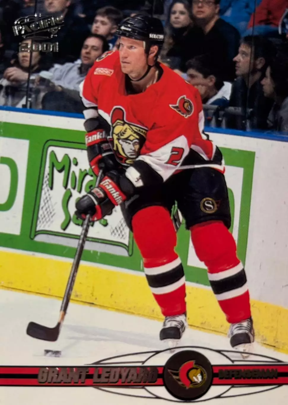 Карточка Grant Ledyard - Грант Ледьярд Ottawa Senators - Оттава Сенаторз НХЛ/NHL
