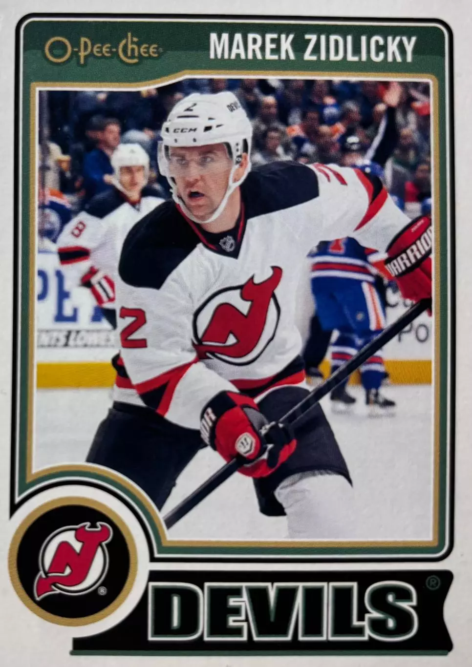 Карточка Marek Zidlicky - Марек Жидлицки New Jersey Devils / Нью-Джерси НХЛ/NHL