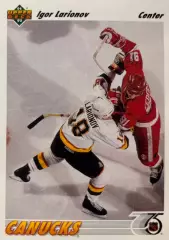 Карточка Игорь Ларионов Ванкувер Кэнакс, Химик, ЦСКА, Торпедо, СКА НХЛ/NHL/КХЛ