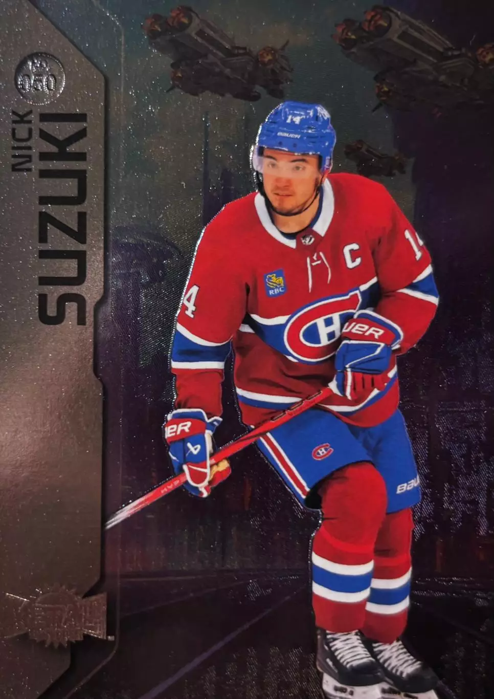 Хоккей. Карточка Nick Suzuki - Ник Сузуки Montreal Canadiens - Монреаль НХЛ-NHL