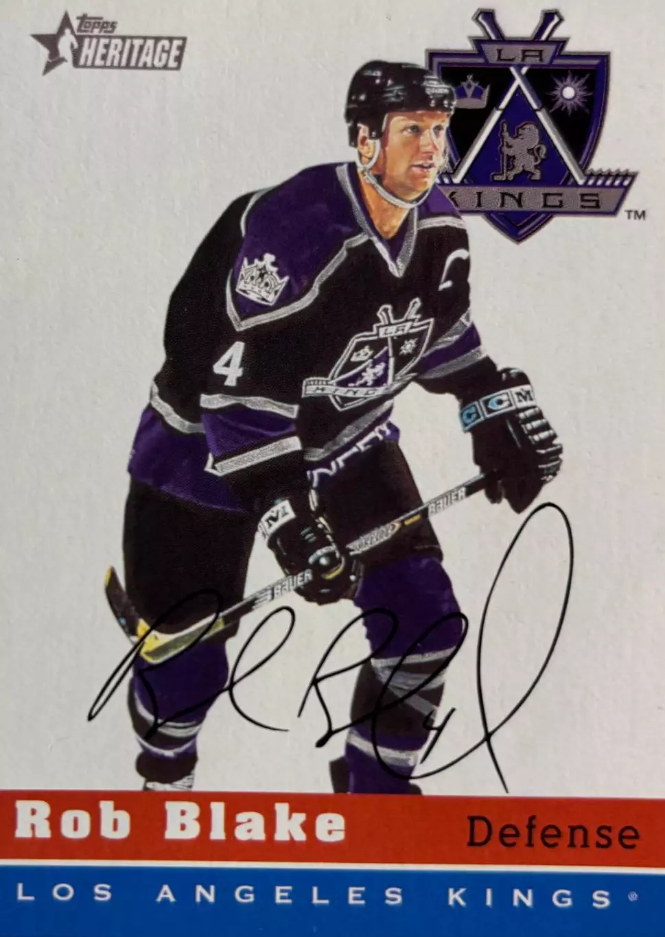 Хоккей Карточка Rob Blake-Роб Блейк Los Angeles Kings/Лос-Анджелес Кингз НХЛ-NHL