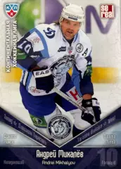 Хоккей. Карточка Андрей Михалев Динамо Минск КХЛ/KHL сезон 2011/12 SeReal