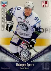 Хоккей. Карточка Джефф Плэтт Динамо Минск КХЛ/KHL сезон 2011/12 SeReal