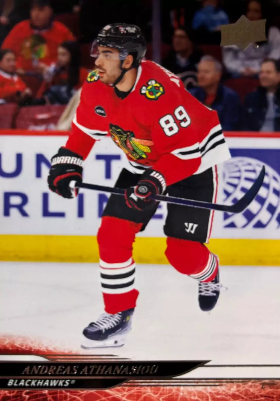 Карточка Athanasiou/Андреас Атанасиу Chicago Blackhawks/Чикаго Блэкхокс НХЛ/NHL