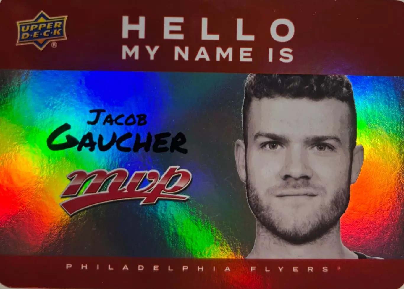 Карточка Jacob Gaucher - Джейкоб Гоше Philadelphia Flyers - Филадельфия НХЛ/NHL