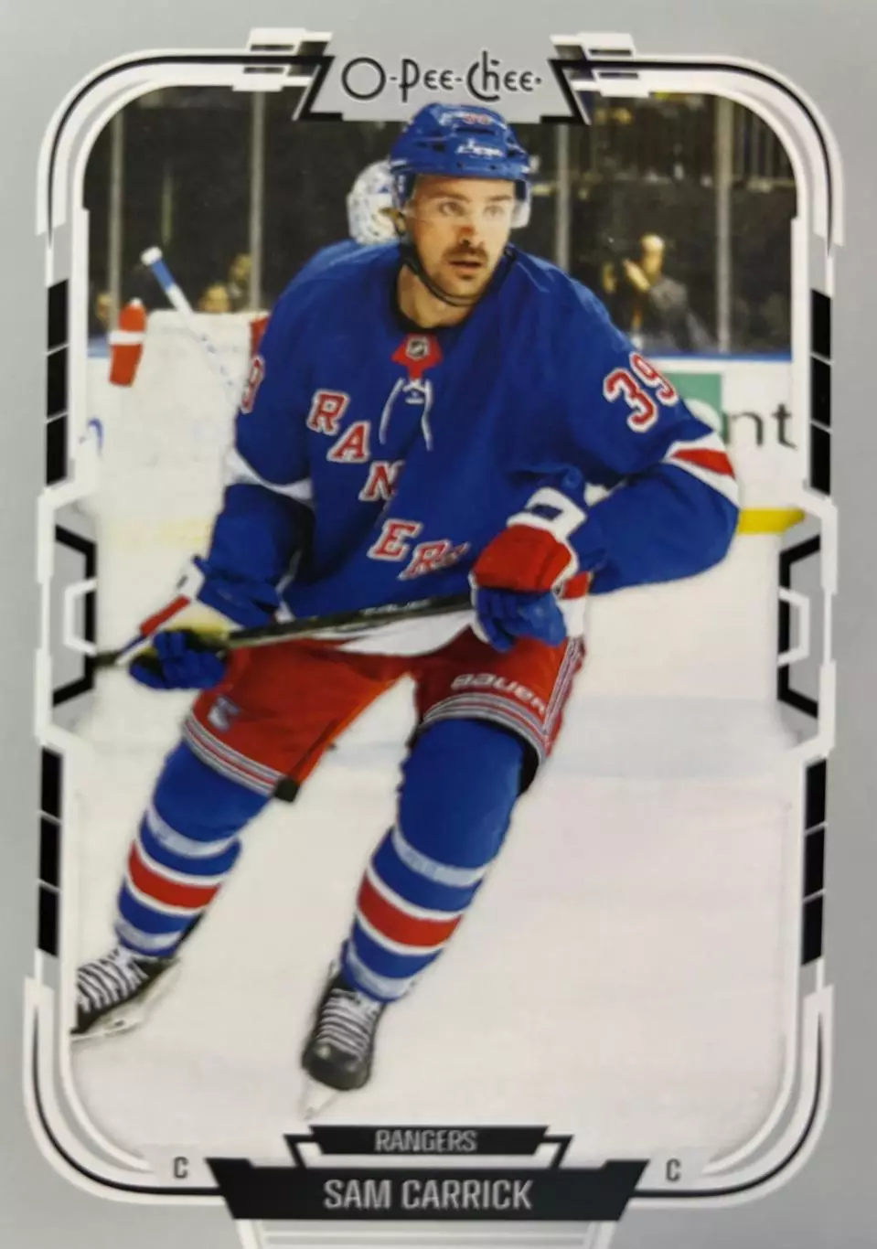 Карточка Sam Carrick - Сэм Кэррик New York Rangers / Нью-Йорк Рейнджерс НХЛ/NHL
