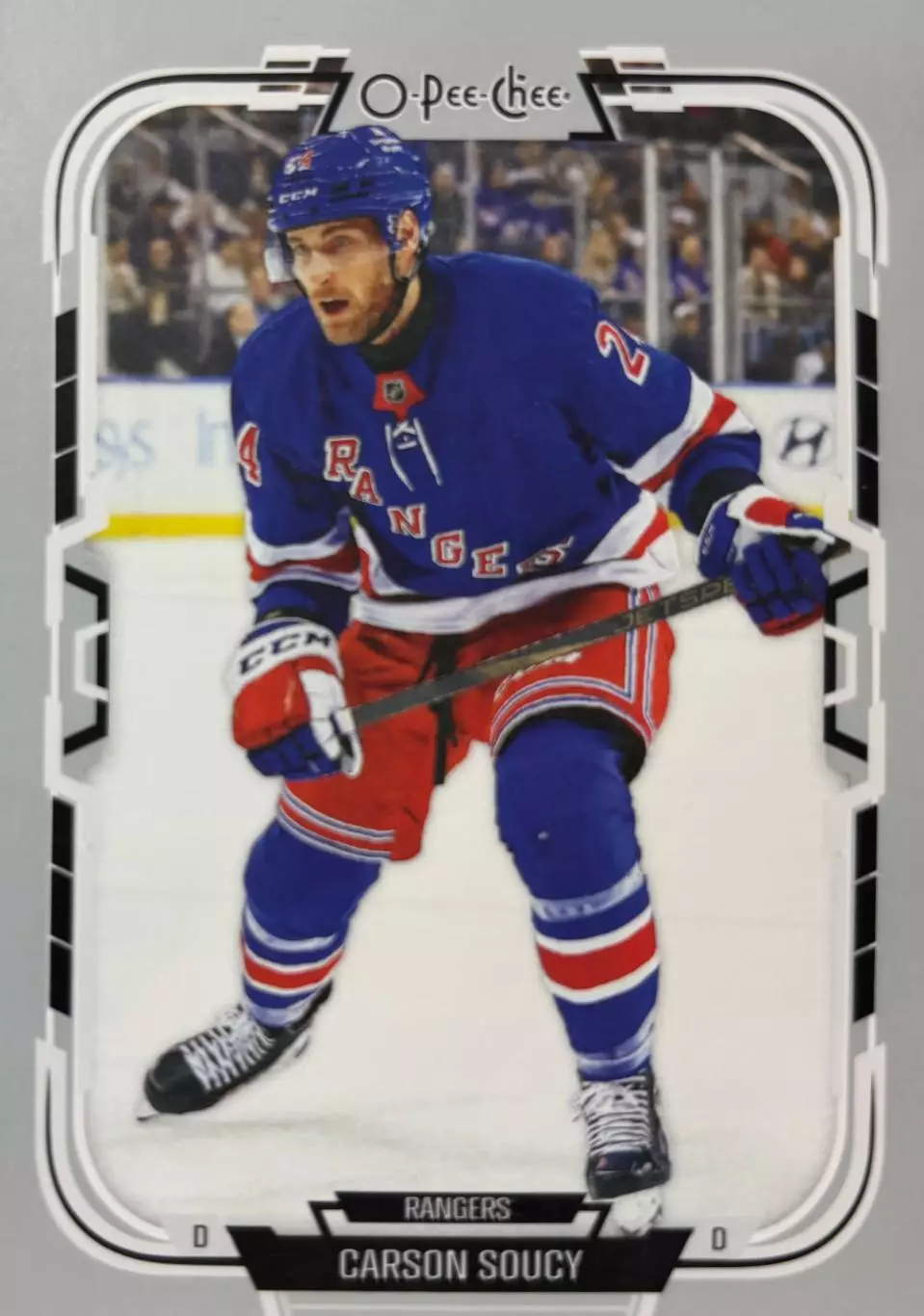 Хоккей. Карточка Carson Soucy - Суси Карсон New York Rangers - Рейнджерс НХЛ/NHL