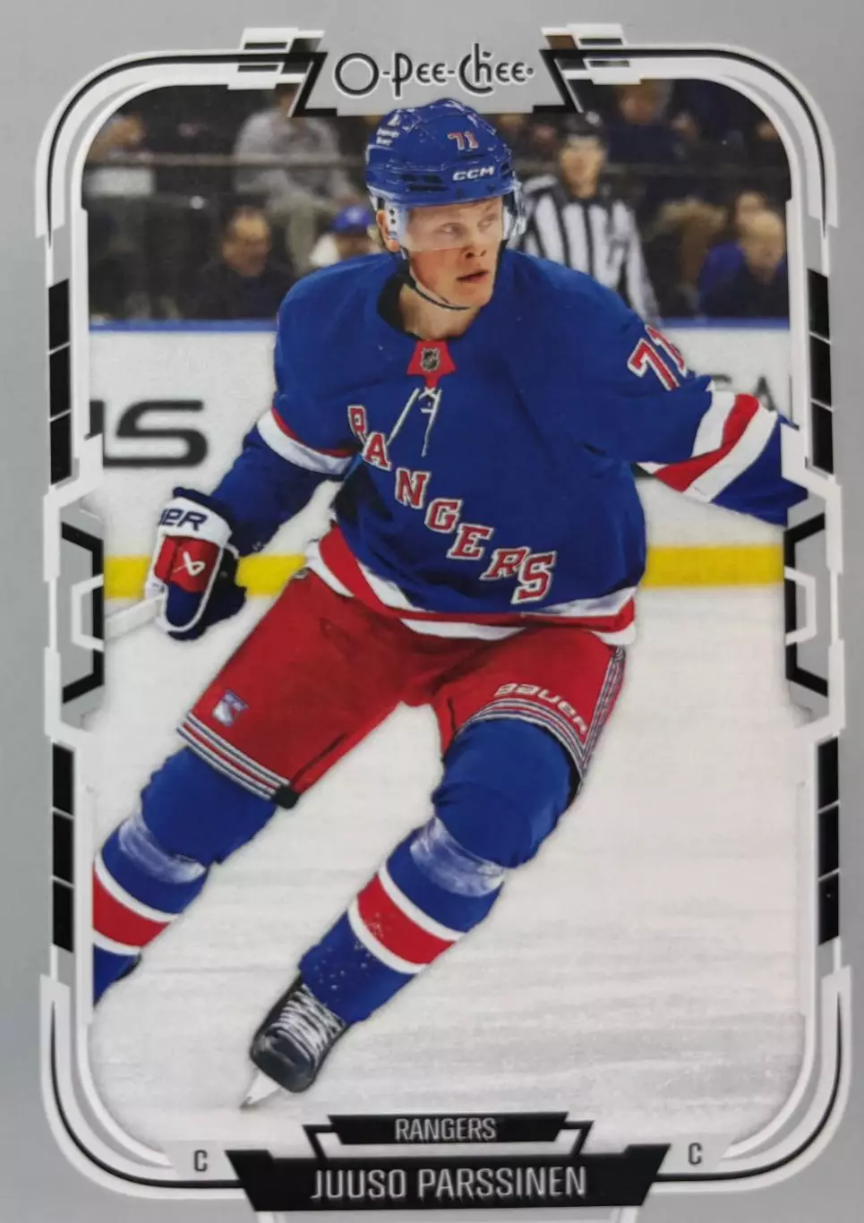 Карточка Juuso Parssinen - Юусо Пярссинен New York Rangers - Рейнджерс NHL/НХЛ