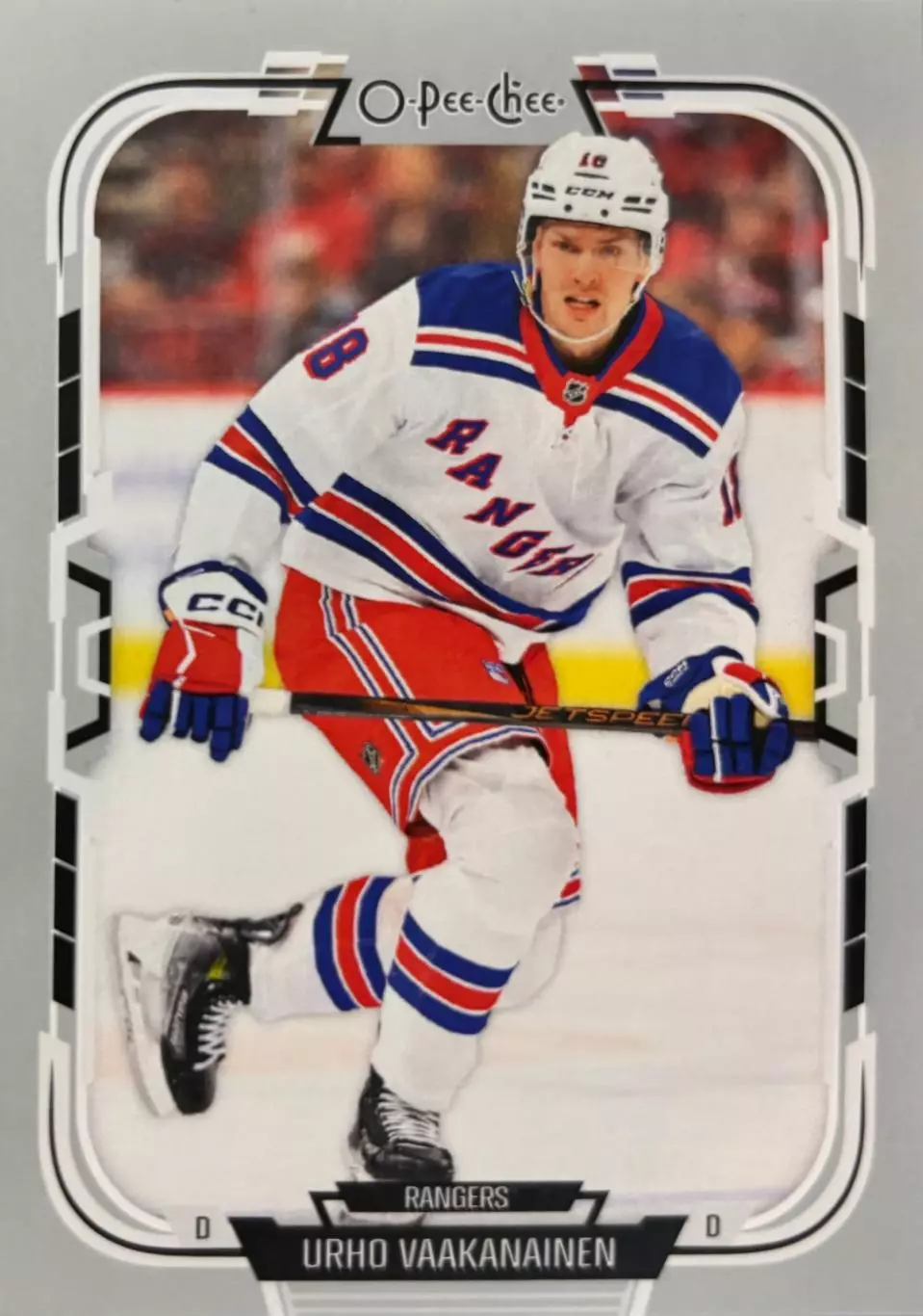 Карточка Urho Vaakanainen - Урхо Вааканайнен New York Rangers/Рейнджерс НХЛ/NHL