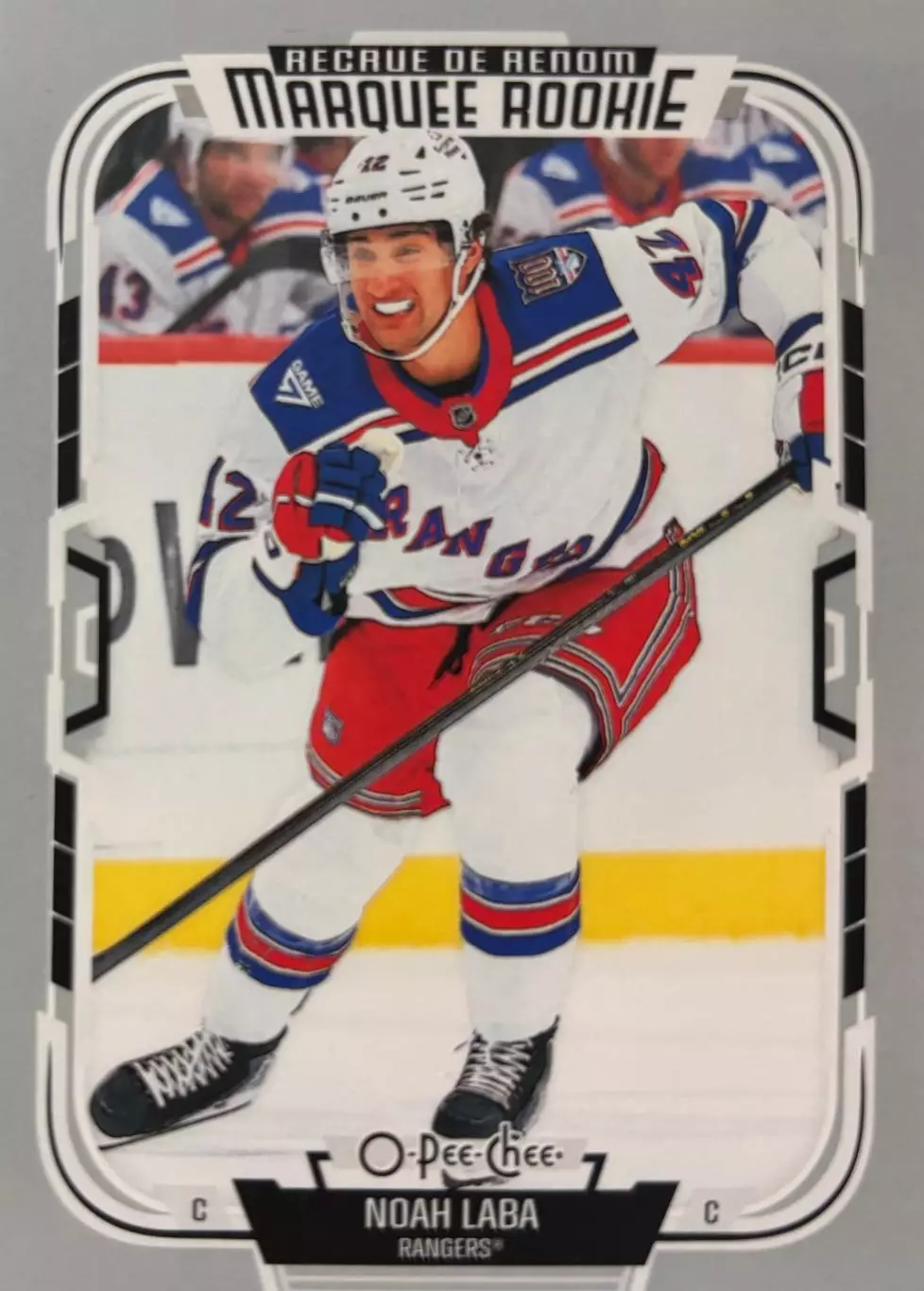 Хоккей. Карточка Noah Laba-Ноа Лаба New York Rangers/Нью-Йорк Рейнджерс НХЛ/NHL