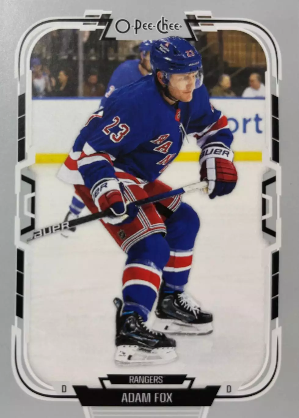 Хоккей Карточка Adam Fox/Адам Фокс New York Rangers/Нью-Йорк Рейнджерс НХЛ/NHL