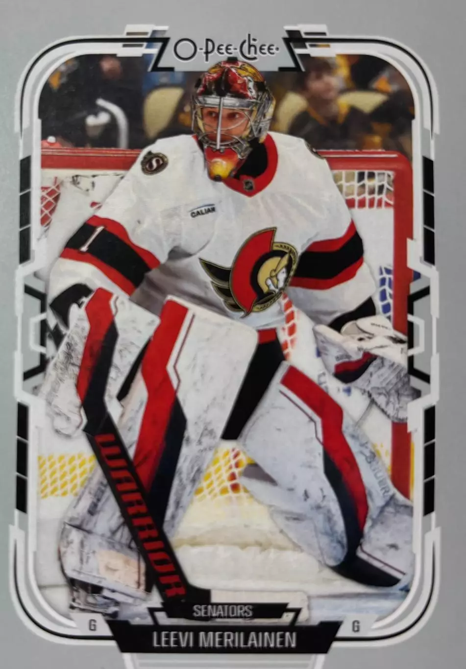 Хоккей Карточка Leevi Merilainen-Лееви Мериляйнен Ottawa Senators-Оттава НХЛ/NHL