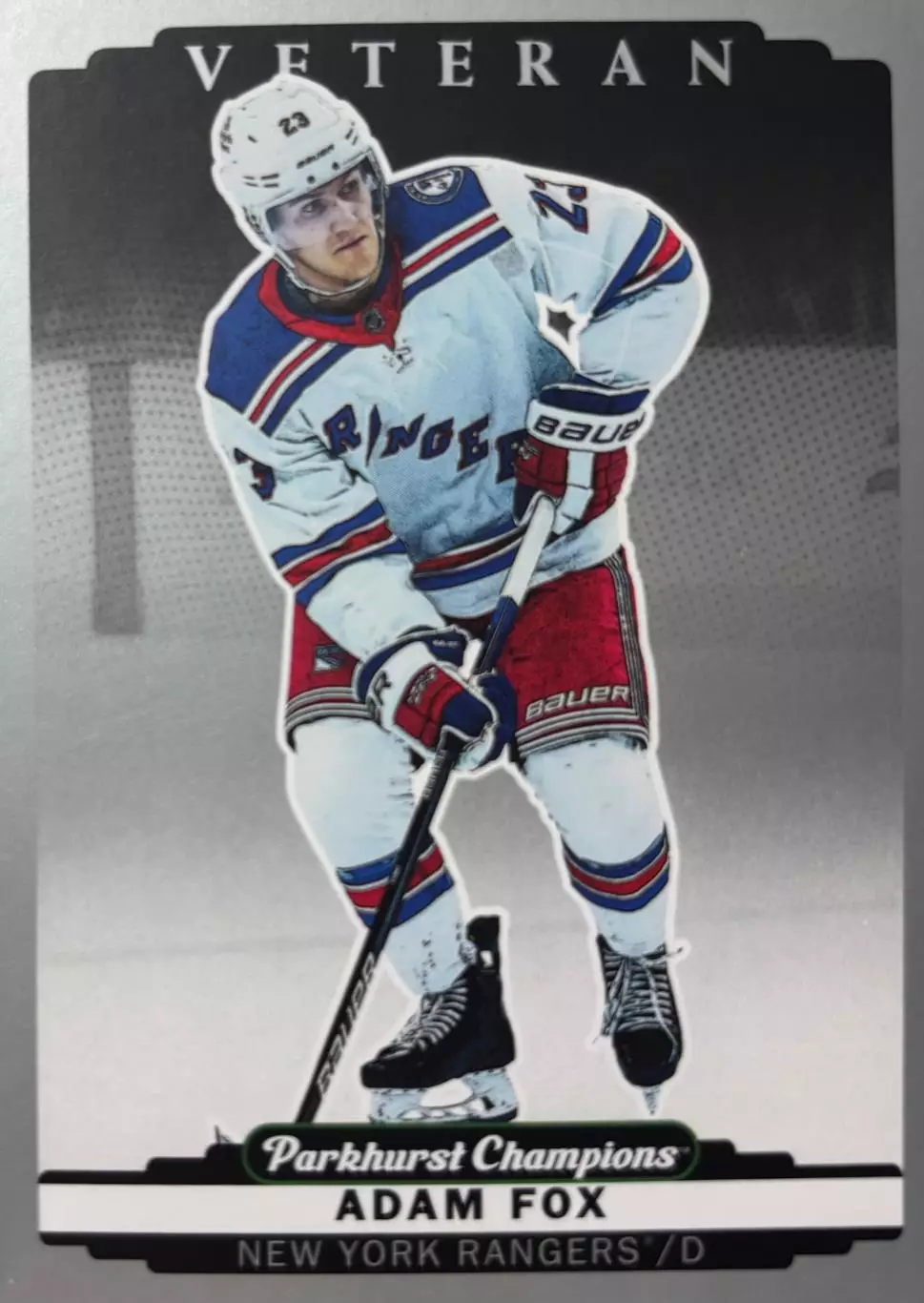Хоккей Карточка Adam Fox/Адам Фокс New York Rangers/Нью-Йорк Рейнджерс НХЛ/NHL