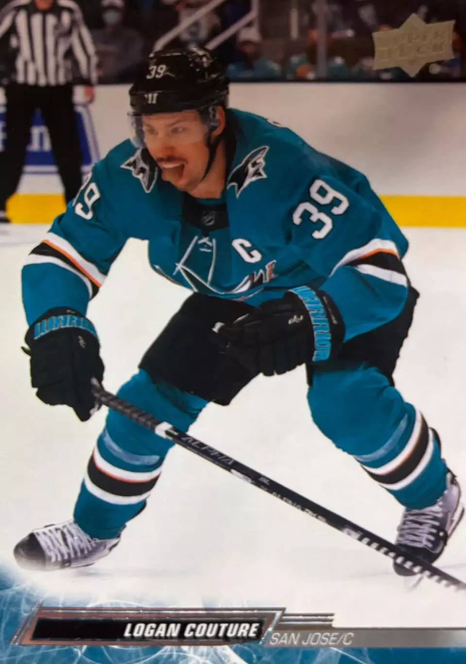 Хоккей Карточка Logan Couture-Логан Кутюр San Jose Sharks/Сан-Хосе Шаркс НХЛ NHL