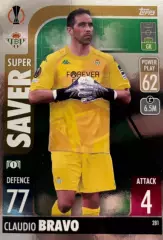 Карточка Клаудио Браво Реал Бетис,Сосьедад, Барселона Лига Европы 2021-22 TOPPS