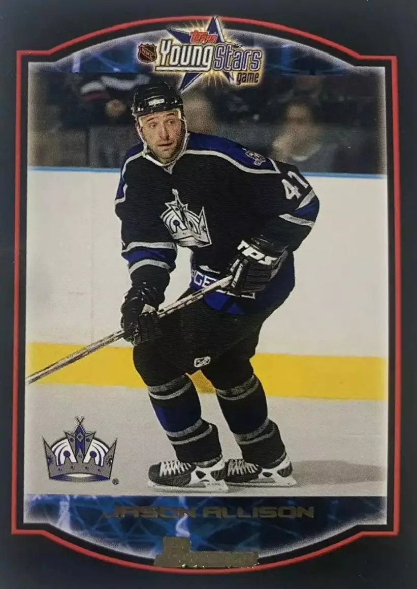 Хоккей. Карточка Jason Allison-Джейсон Эллисон Los Angeles Kings / Кингз НХЛ/NHL