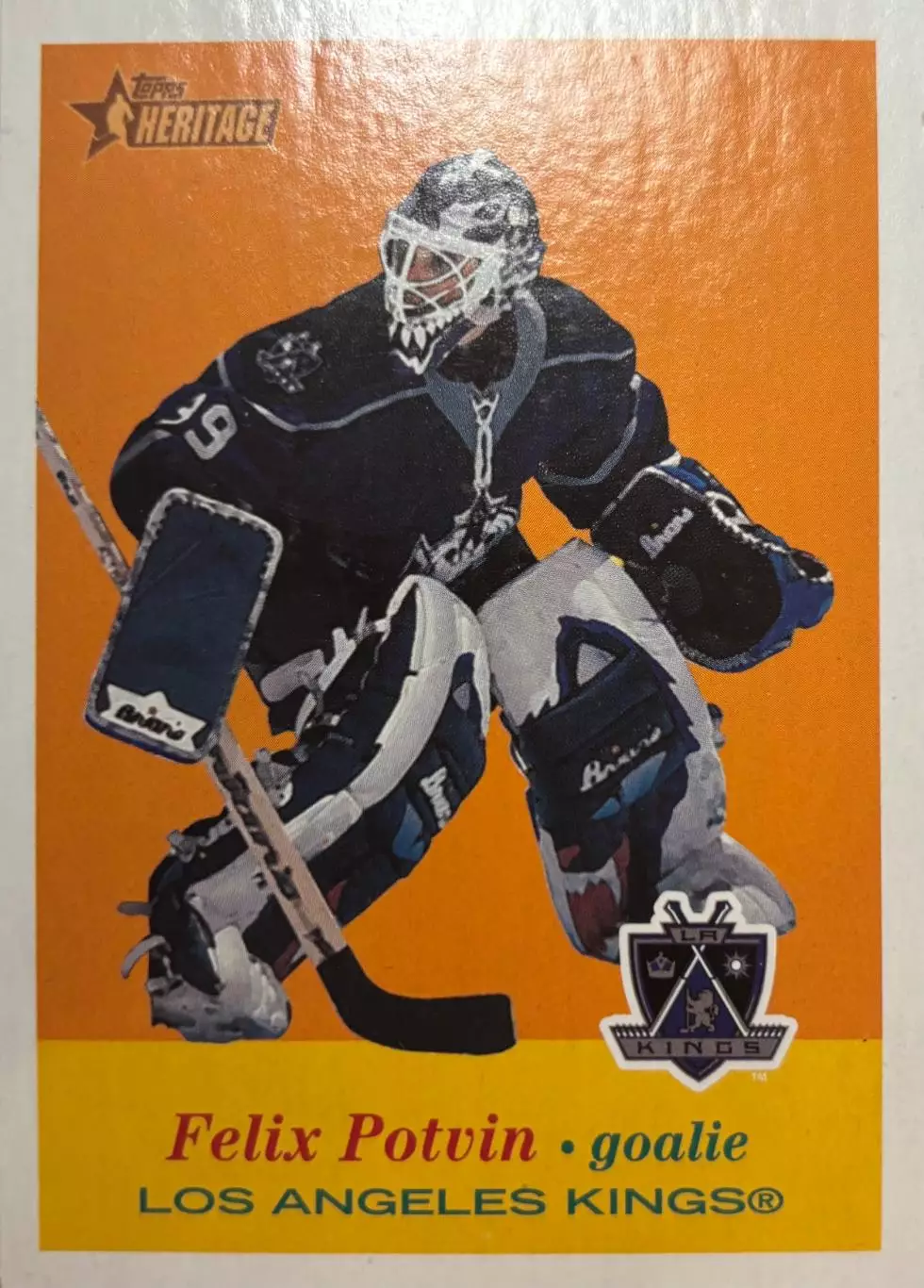 Карточка Felix Potvin-Феликс Потвен Los Angeles Kings/Лос-Анджелес Кингз НХЛ/NHL