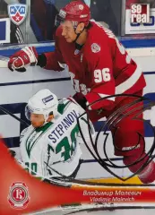 Хоккей Карточка Владимир Малевич Витязь Московская область КХЛ/KHL сезон 2013/14