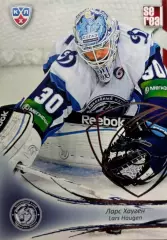 Хоккей. Карточка Ларс Хауген Динамо Минск КХЛ/KHL сезон 2013/14 SeReal
