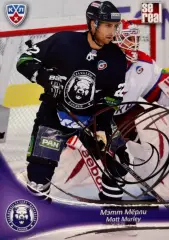Хоккей. Карточка Мэтт Мерли Медвешчак Загреб КХЛ/KHL сезон 2013/14 SeReal