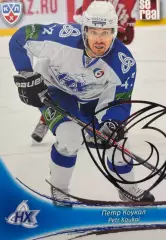 Хоккей. Карточка Петр Коукал Нефтехимик Нижнекамск КХЛ/KHL сезон 2013/14 SeReal