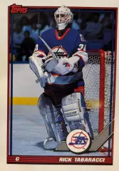 Хоккей. Карточка Rick Tabaracci - Рик Табараччи Winnipeg Jets - Виннипег НХЛ/NHL