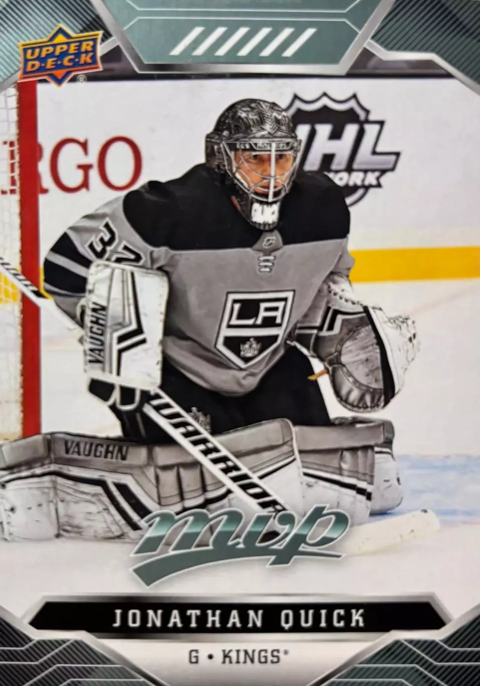 Хоккей. Карточка Jonathan Quick-Джонатан Куик Los Angeles Kings - Кингз НХЛ/NHL