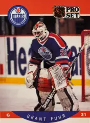 Хоккей. Карточка Grant Fuhr - Грант Фюр Edmonton Oilers-Эдмонтон Ойлерз НХЛ-NHL