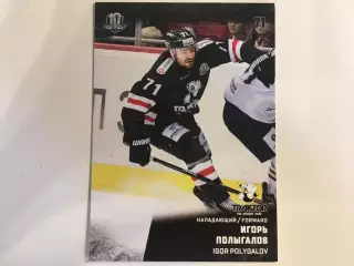 Хоккей Карточка Игорь Полыгалов Трактор Челябинск КХЛ/KHL сезон 2017-2018 SeReal