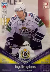 Хоккей. Карточка Якуб Петружалек Амур Хабаровск КХЛ/KHL сезон 2011/12 SeReal