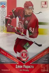 Хоккей. Карточка Джон Мирасти Витязь Чехов КХЛ/KHL сезон 2011/12 SeReal