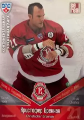 Хоккей. Карточка Кристофер Бреннан Витязь Чехов КХЛ/KHL сезон 2011/12 SeReal