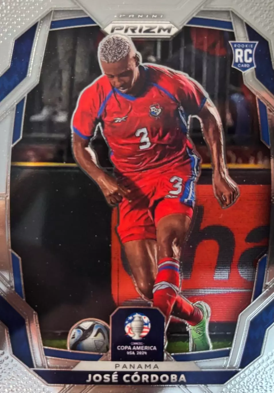 Футбол. Карточка Хосе Кордоба Панама, Норвич Сити Кубок Америки 2023-24 Panini