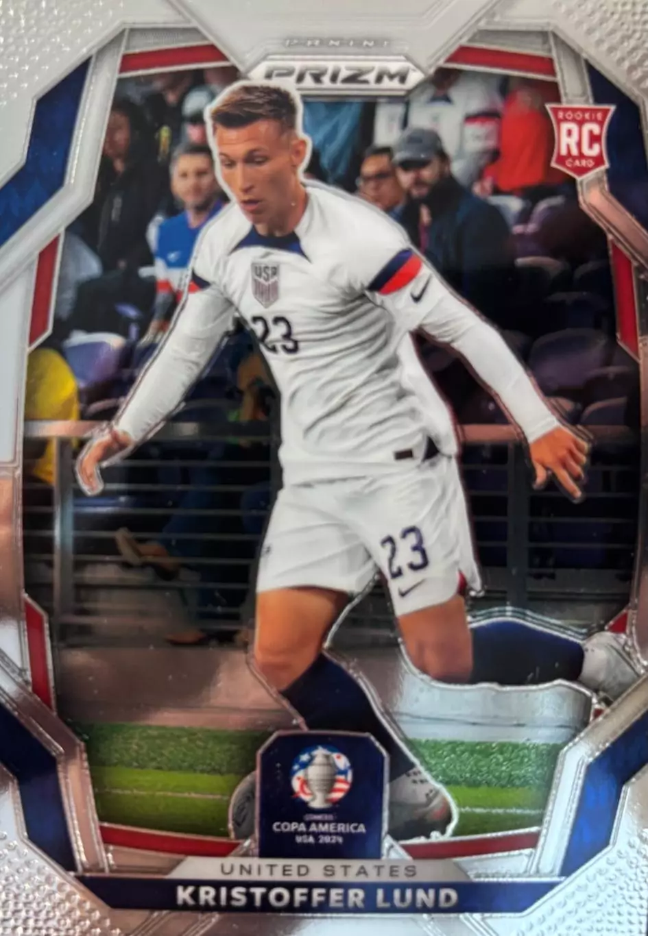 Футбол Карточка Кристоффер Лунн США, Кельн, Палермо Кубок Америки 2023-24 Panini