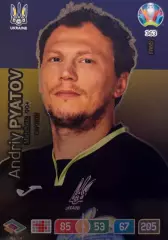 Футбол. Карточка Андрей Пятов Украина, Шахтер Донецк Euro/Евро 2020 Panini