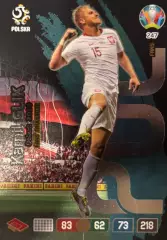 Футбол. Карточка Камиль Глик Польша, Монако, Торино Euro/Евро 2020 Panini/Панини