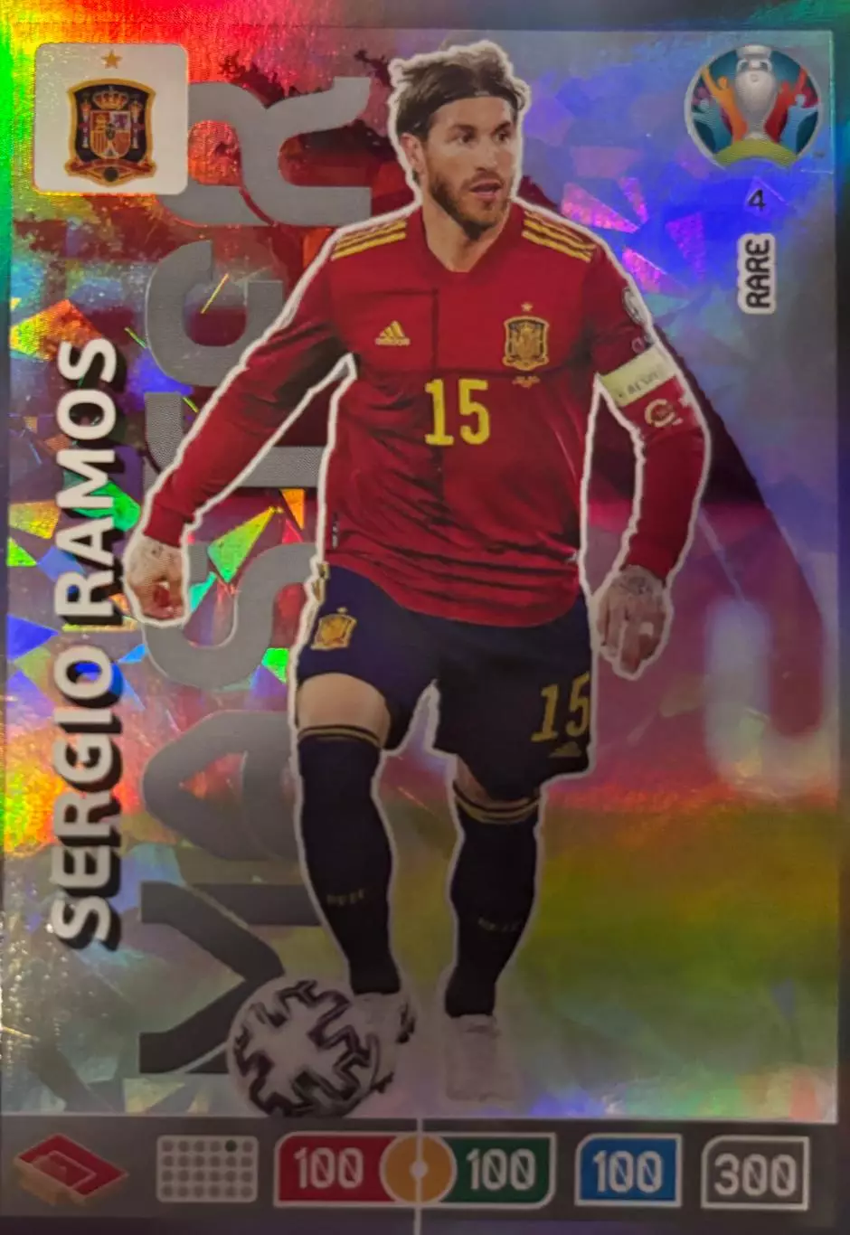 Футбол. Карточка Sergio Ramos/Серхио Рамос Испания, Реал Мадрид Euro/Евро 2020