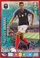 Футбол. Карточка Рафаэль Варан Франция, Манчестер Юнайтед, Реал Евро/Euro 2020