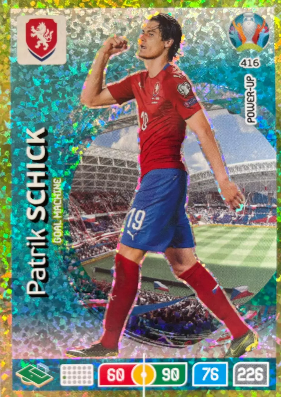 Футбол. Карточка Patrik Schick/Патрик Шик Чехия, Байер 04 Евро/Euro 2020 Panini