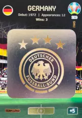 Футбол. Карточка Team Logo Germany/Логотип Германия Евро/Euro 2020 Panini/Панини