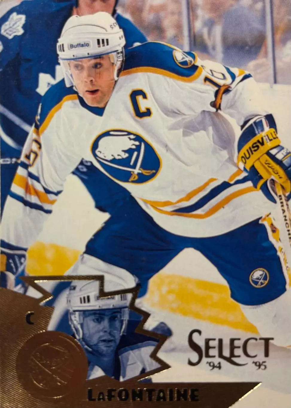 Хоккей. Карточка Pat LaFontaine - Пэт Лафонтейн Buffalo Sabres - Баффало НХЛ/NHL