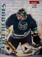 Хоккей. Карточка Sean Burke - Шон Бурк Hartford Whalers-Хартфорд Уэйлерс НХЛ-NHL