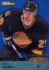 Хоккей. Карточка Martin Gelinas-Мартен Желина Vancouver Canucks-Ванкувер НХЛ/NHL